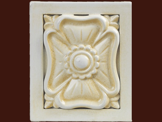 Декоративная розетка SY 0711-2 из ПВХ для мебели и мебельных фасадов.