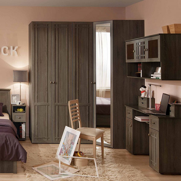 Мебель с кромкой пвх 1*43 мм BR453 - пример использования. Цвет ясень анкор темный.