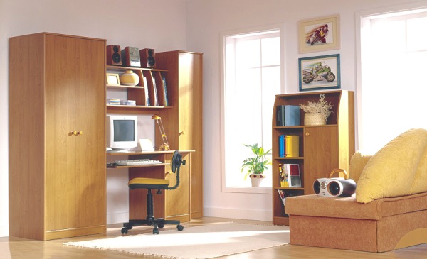 Мебель с врезным кантом пвх 017B BK7304 - пример использования.