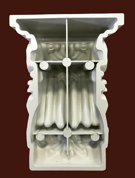 Декоративный кронштейн из пластика SY 18075-1 вид сзади.