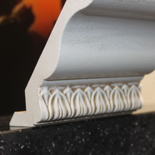 Декоративный молдинг M 18 на мебели - пример использования. Декорирование мебельного карниза молдингом пвх.