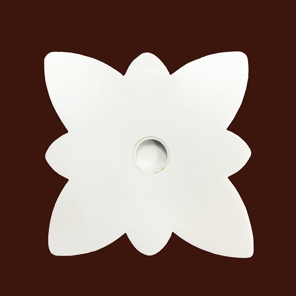 Декоративная розетка из ПВХ SY 0655 вид сзади.