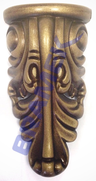 Окрашенный декор из гибкого ПВХ для мебели SY 09168.