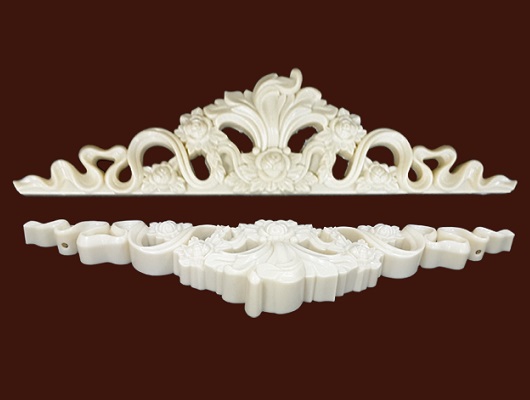 Корона мебельная SY 15032 из ABS-пластика вид сбоку.