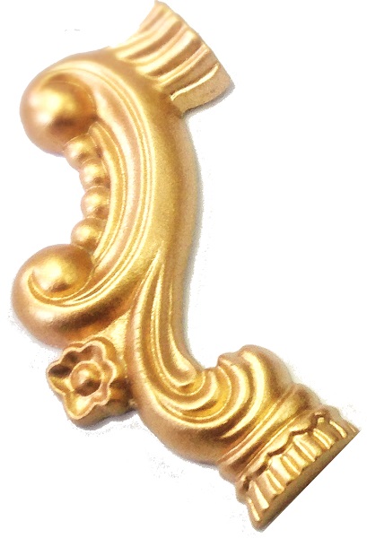 Пример окрашенного углового мебельного декора SY 0851-1