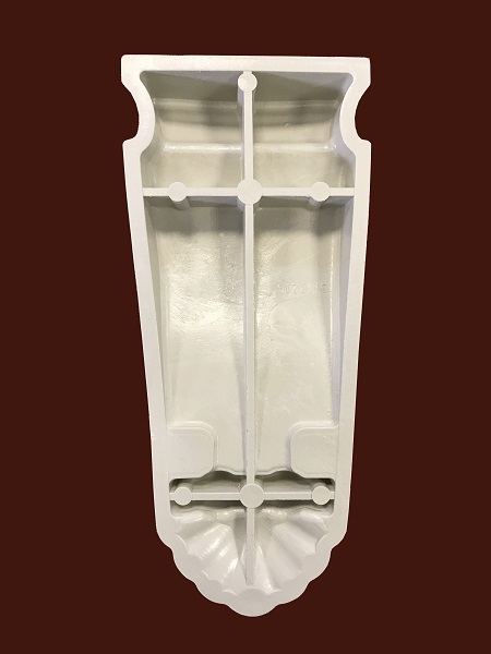 Декоративная капитель из пластика SY 13219 вид сзади.