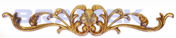 Окрашенный декор из гибкого ПВХ для мебели SY 0642-1.