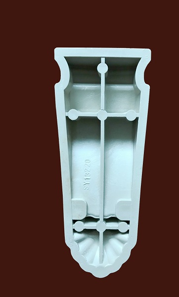 Декоративная капитель из пластика SY 13220 вид сзади.