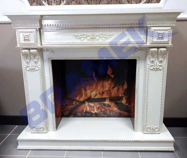 Декорирование камина элементом из ПВХ SY 1192. Декорирование камина элементом из ПВХ SY 1192.