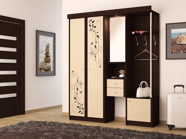 Мебель с кромкой пвх 0,4*19 мм PV4121 - пример использования. Цвет каштан венге.