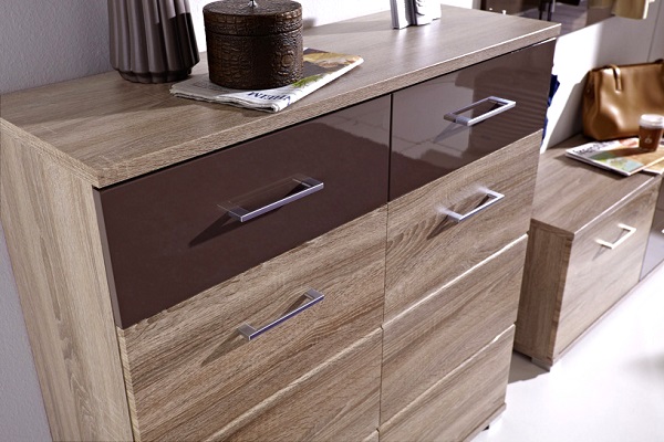 Мебель с кромкой пвх 1,8*22 мм BR209 - пример использования. Цвет дуб сонома темный.