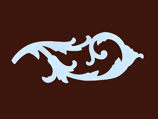 Мебельный декор SY 0838-2 вид сзади.