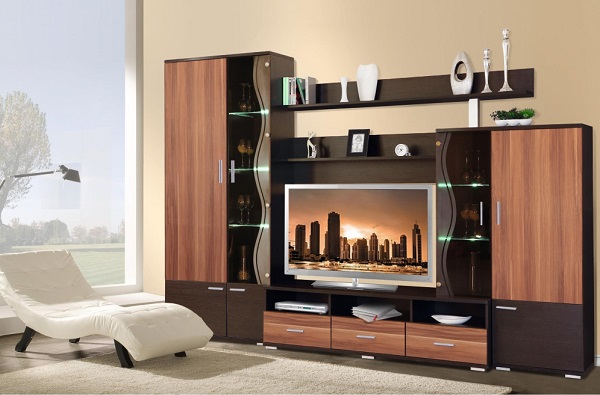 Мебель с кромкой пвх 2*19 мм CL9504 - пример использования. Цвет слива валлис.