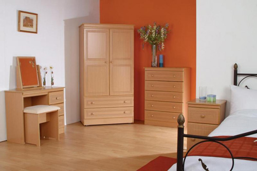 Мебель с кромкой пвх 1,8*42 мм BR300 - пример использования. Цвет бук бавария.