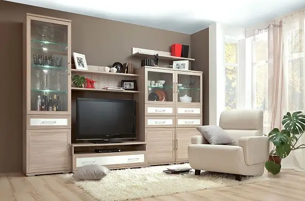 Мебель с кромкой пвх 0,4*29 мм PV3238 - пример использования. Цвет ясень шимо светлый.