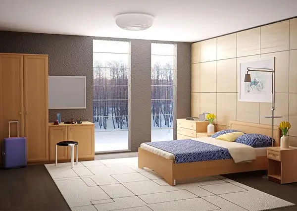 Мебель с кромкой пвх 0,4*36 мм PV5113 - пример использования. Цвет бук бавария светлый.