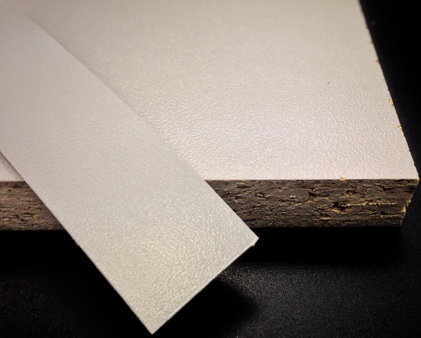 Кромочная лента ПВХ 1*54 мм BR961 с плитой серая.