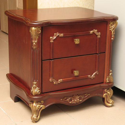 Тумбочка в классическом стиле, декорированная элементами из ПВХ SY 1194. Тумбочка в классическом стиле, декорированная элементами из ПВХ SY 1194.