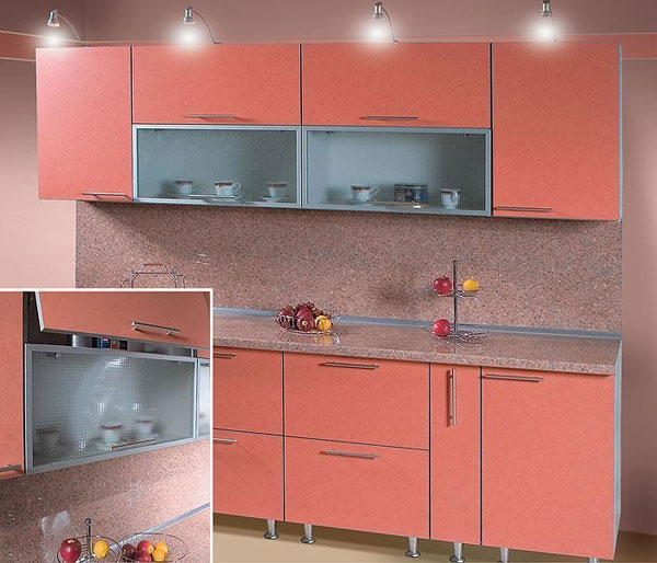 Мебель с кромкой пвх 1,8*19 мм BR722 - пример использования. Цвет лосось.