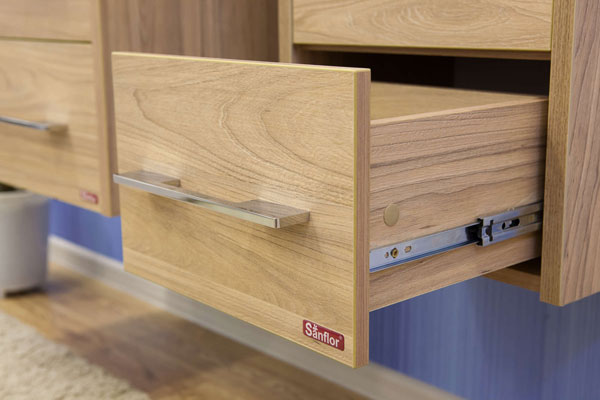 Мебель с кромкой пвх 1,8*65 мм BR454 - пример использования. Цвет вяз швейцарский.