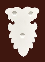 Декор вертикальный SY 13223 вид сзади.