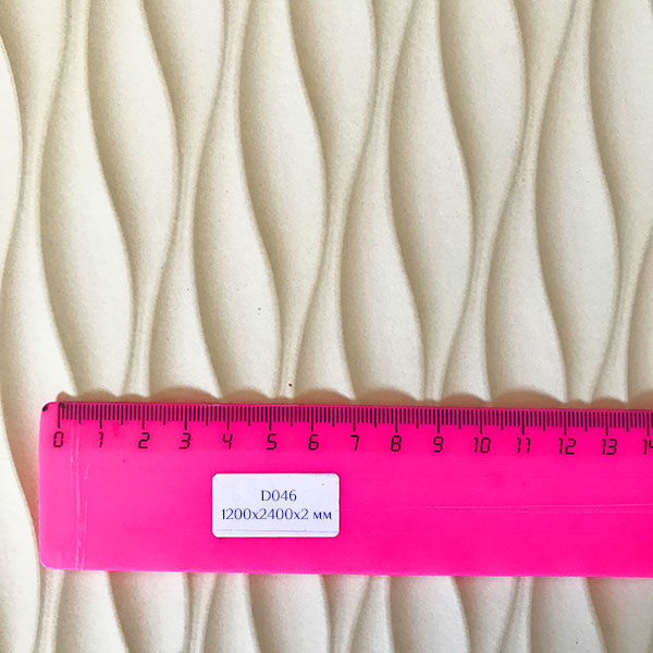 3Д панель D 046 гибкая для стен, потолков, дверей и мебели - размер рисунка