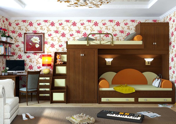 Мебель с врезным кантом пвх 017B BK4211 - пример использования.