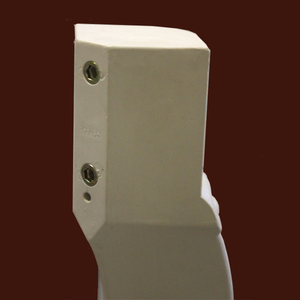 Монтажные отверстия для крепления мебельной опоры из пластика SY 1094.