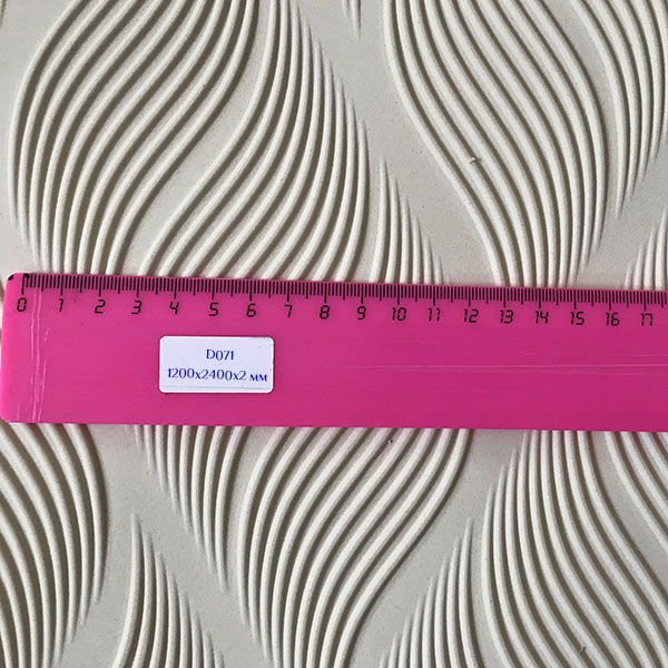 3Д панель D 071 гибкая для стен, потолков, дверей и мебели - размер рисунка