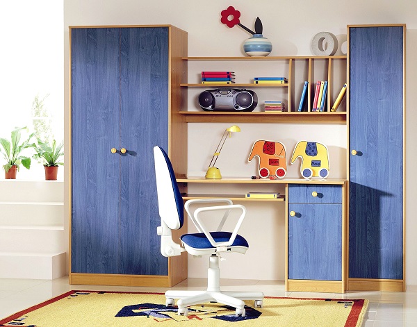 Мебель с накладным кантом пвх U16 BK7303 - пример использования. Цвет ольха желтая.