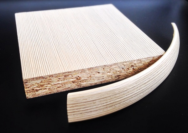 Врезной мебельный кант ПВХ 017B BK9502 сосна лоредо с плитой ЛДСП.