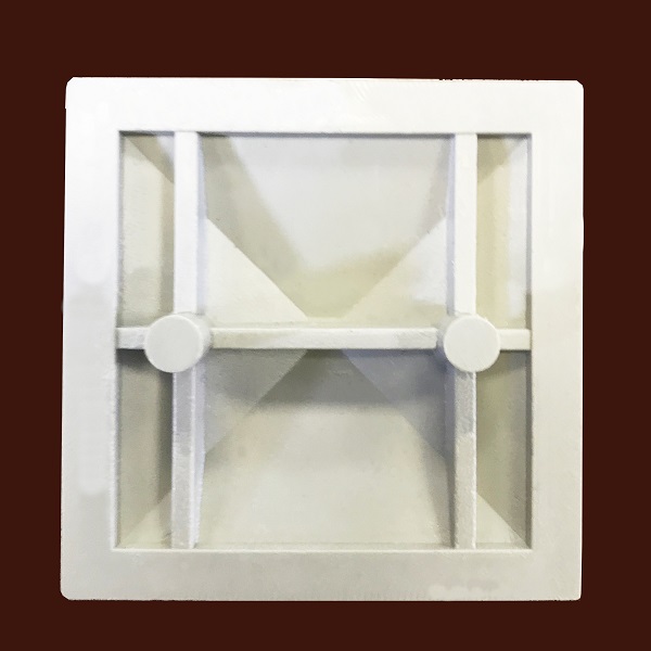 Декоративная розетка из ПВХ SY 0899 вид сзади.