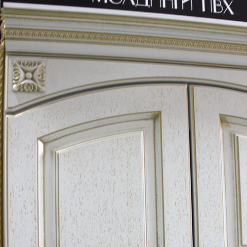 Декоративная розетка из ПВХ SY 11168 для мебели - пример использования.