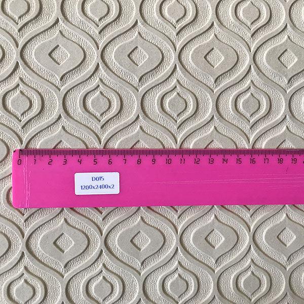 3Д панель D015 гибкая для стен, потолков, дверей и мебели - размер рисунка.