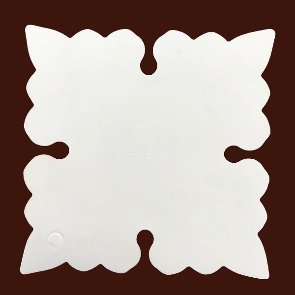 Декоративная розетка из ПВХ SY 15100 вид сзади.