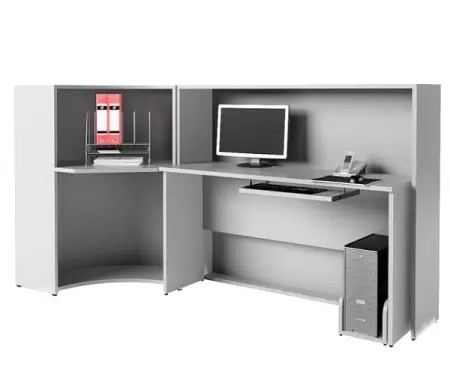 Мебель с кромкой пвх 0,4*48 мм PV2104-911 - пример использования. Цвет серый.