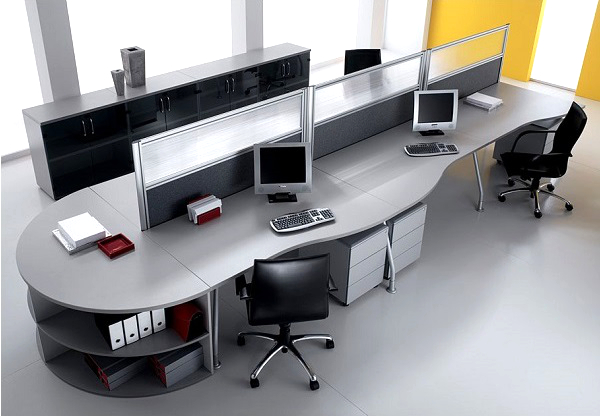 Мебель с кромкой пвх 1,8*42 мм BR961 - пример использования. Цвет серый.