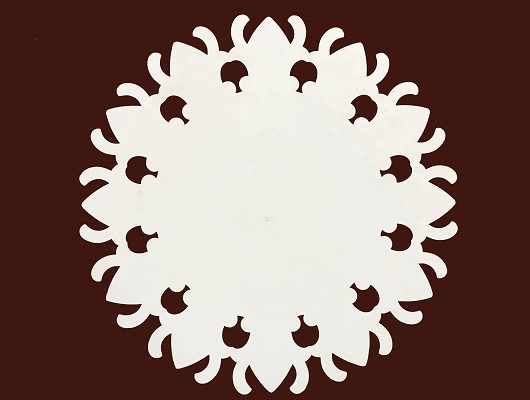 Дверной декор SY 88124 вид сзади.