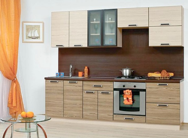 Мебель с кромкой пвх 1*40 мм BR603 - пример использования. Цвет дуб сонома светлый.