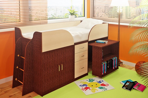 Мебель с врезным кантом пвх 017B BK4892 - пример использования.