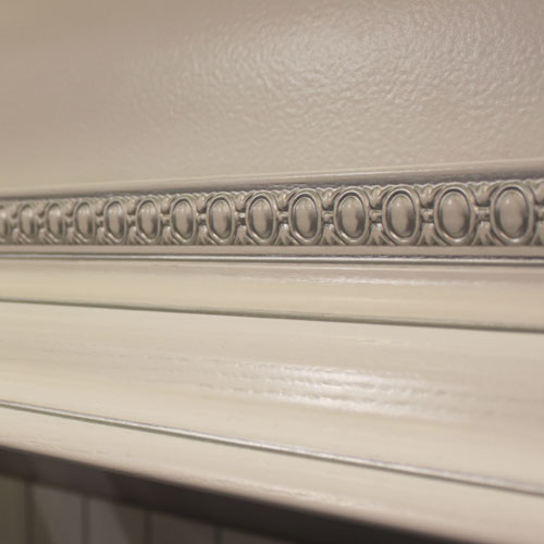 Декоративный молдинг SY 203 на мебели - пример использования. Декорирование шкафа мебельным молдингом пвх.