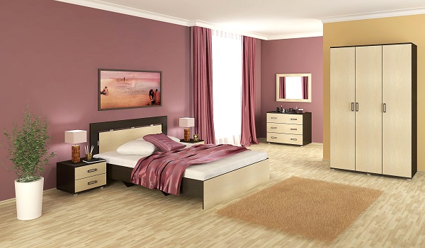 Мебель с кромкой пвх 1,8*22 мм BR205 - пример использования. Цвет арабика песочная.