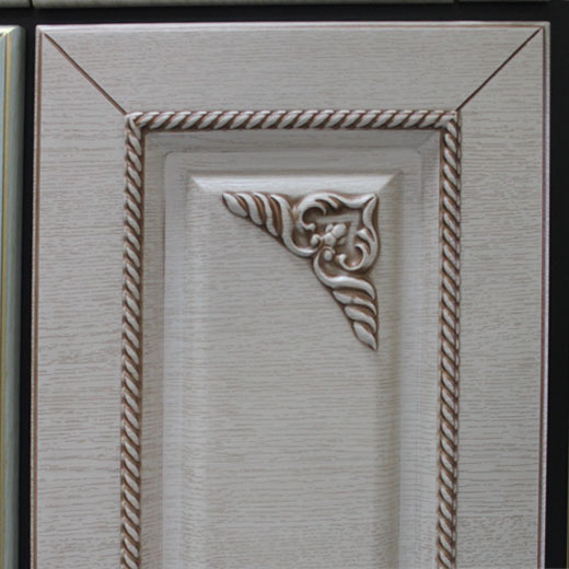 Угловой декор SY 0536 на мебельном фасаде - пример использования.