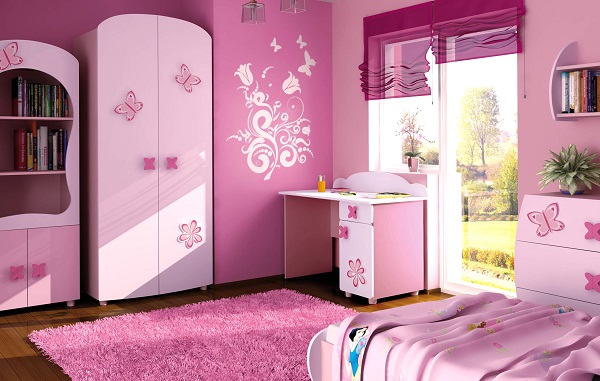 Мебель с кромкой пвх 0,4*19 мм BR741-911 - пример использования. Цвет розовый.