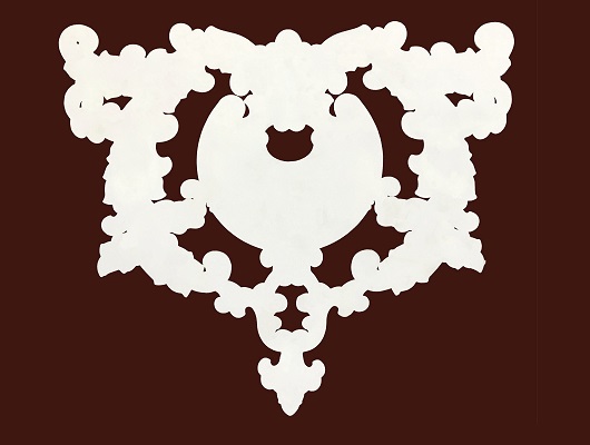 Дверной декор SY 16004 вид сзади.