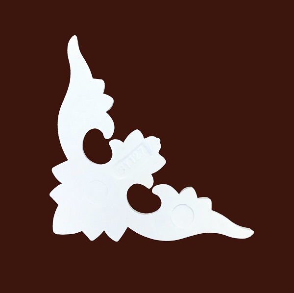 Мебельный угловой декор SY 1277 вид сзади