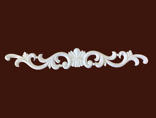 Декоративный элемент SY 15256 из гибкого ПВХ для фасадов и мебели различного назначения.