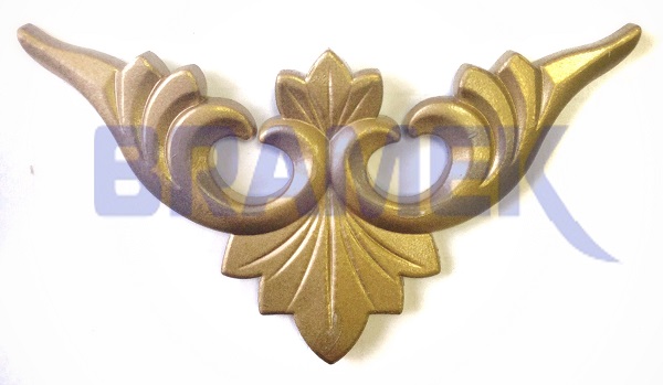 Пример окрашенного углового мебельного декора SY 1277