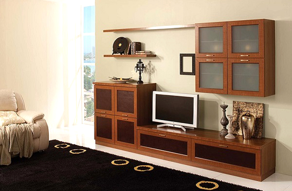 Мебель с кромкой пвх 2*25 мм CL138B - пример использования. Цвет итальянский орех.