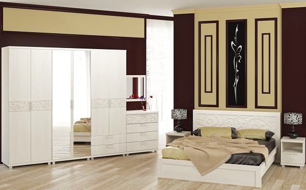 Мебель с кромкой пвх 0,4*19 мм PV1705 - пример использования. Цвет бодега белый.